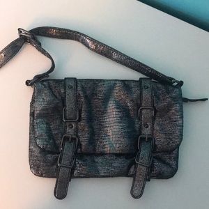 Gap clutch- Black/silver metallic